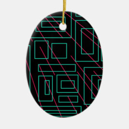 黒背景デザイン セラミックオーナメント