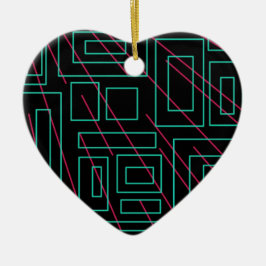 黒背景デザイン セラミックオーナメント