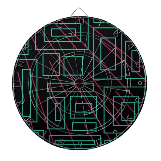 黒背景デザイン ダーツボード (正面)