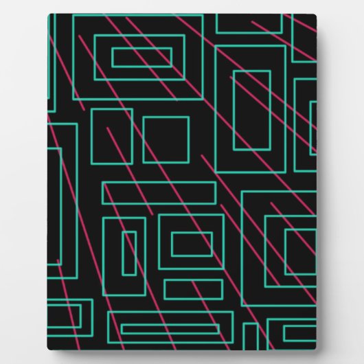 黒背景デザイン フォトプラーク (正面)