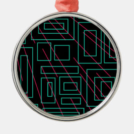 黒背景デザイン メタルオーナメント