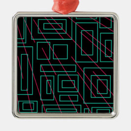 黒背景デザイン メタルオーナメント