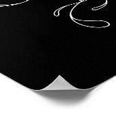 黒背景マンダラ大成色 ポスター (角)