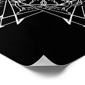 黒背景大曼荼羅アダルトカラーリング ポスター (角)