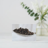 黒胡椒の名刺 名刺 (スタンド正面)