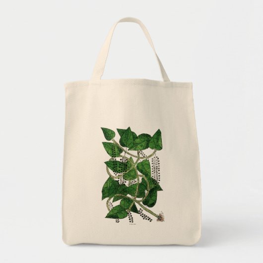 黒胡椒の植物1578年 トートバッグ (正面)
