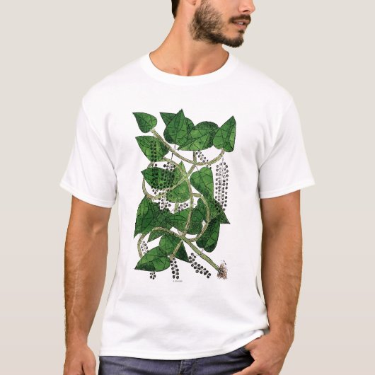 黒胡椒の植物1578年 Tシャツ (正面)