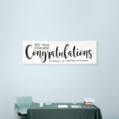 黒脚本会社の退職おめでとう 横断幕 (トレードショー)