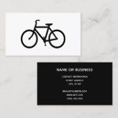 黒自転車 名刺 (正面/裏面)