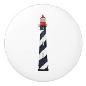 黒航海の白ライトハウス セラミックノブ (正面)