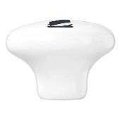 黒航海の白ライトハウス セラミックノブ (側面)