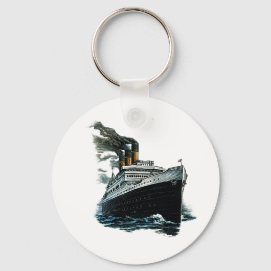 黒船船 キーホルダー (正面)