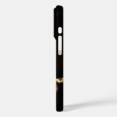 黒色のシューター Case-Mate iPhoneケース (裏面 / 左)