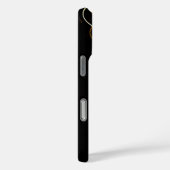 黒色のシューター Case-Mate iPhoneケース (裏面 / 右)