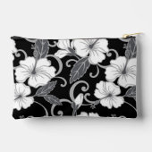 黒色のポリネシアのドリームパターン アクセサリーポーチ (裏面)