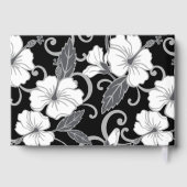 黒色のポリネシアのドリームパターン ゲストブック (裏面)