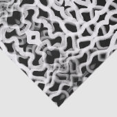 黒色の白色の管状配管 薄葉紙 (詳細)