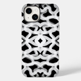 黒色の白色の管状配管 Case-Mate iPhone 14ケース