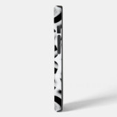 黒色の白色の管状配管 Case-Mate iPhoneケース (裏面 / 左)