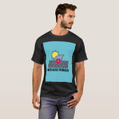 黒色の長袖シャツ Tシャツ (正面フル)