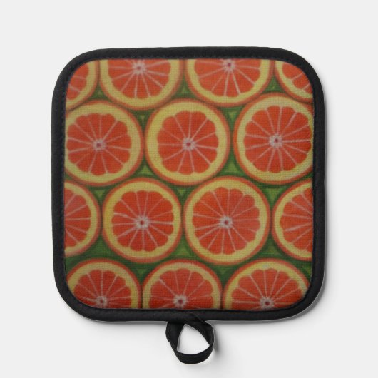 黒色シリコーン系保護、ポットホルダーのみ 鍋敷き (正面)