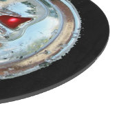 黒色スカル カッティングボード (角)