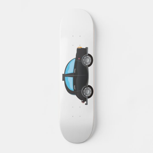 黒色タクシー スケートボード (正面)