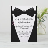 黒色ネクタイがん認識度イベント 招待状 (スタンド正面)