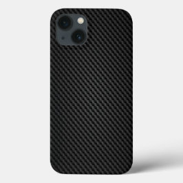 黒色パラアラミド合成テクスチャ iPhone 13ケース