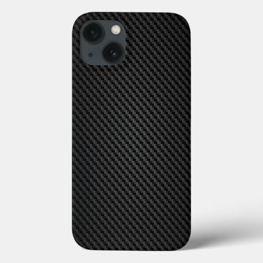 黒色パラアラミド合成テクスチャ Case-Mate iPhoneケース (裏面)