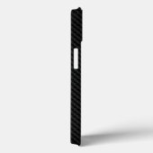 黒色パラアラミド合成テクスチャ Case-Mate iPhoneケース (裏面 / 右)