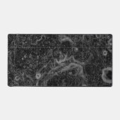 黒色地形図デスクマット デスクマット (正面)