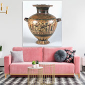 黒色姿水素化物 キャンバスプリント (インサイチュ (リビング))