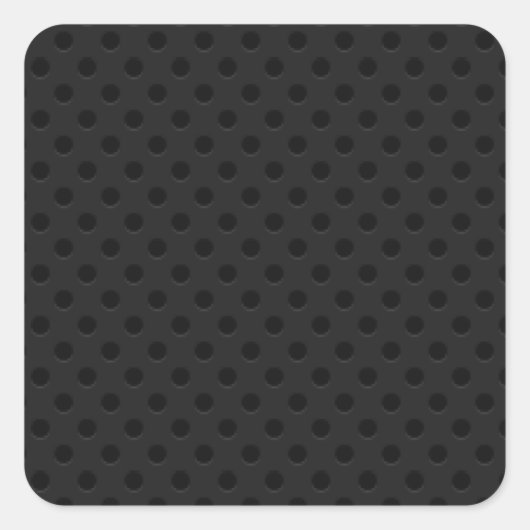 黒色孔ピンホール繊維 スクエアシール (正面)