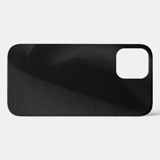 黒色布材 Case-Mate iPhoneケース (裏面 (横))
