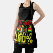 黒色度レベル12番目の黒い歴史 エプロン (インサイチュ)