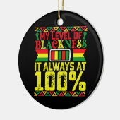 黒色度レベル12番目の黒い歴史 セラミックオーナメント (左)