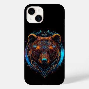 黒色未来的ネオンベア Case-Mate iPhone 14ケース