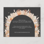 黒色植物性エレガントパンパ結婚ス詳細 (裏面)