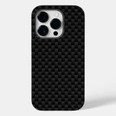 黒色炭素繊維テクスチ車のャ Case-Mate iPhoneケース (裏面)