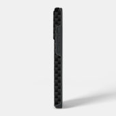 黒色炭素繊維テクスチ車のャ iPhoneケース (左側面)