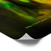 黒色照光式ゴシックスカルプリント ポスター (角)