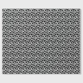 黒色牛ラッピング紙 ラッピングペーパー (フラット)