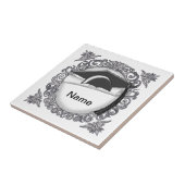 黒色目盛りキャップカスタムタイル タイル (側面)