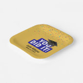 黒色目盛りキャップ付紙吹雪 ペーパープレート (傾斜あり)