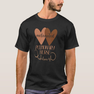 黒色肺ナースメラニン化女性黒ヒストル Tシャツ