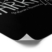 黒色腫認識度皮膚癌Iは戦士 ポスター (角)