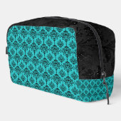 黒色装飾ティール（緑がかった色）付きデザイン ドップキット (右コーナー)