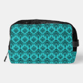 黒色装飾ティール（緑がかった色）付きデザイン ドップキット (裏面)