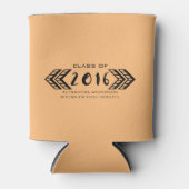 黒色部族卒業アステカクーラーボックス 缶クーラー (正面)